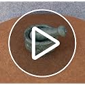 Image 2 of KLEO Natural Stoneware Mortar and Pestle Set 5-Inch Width