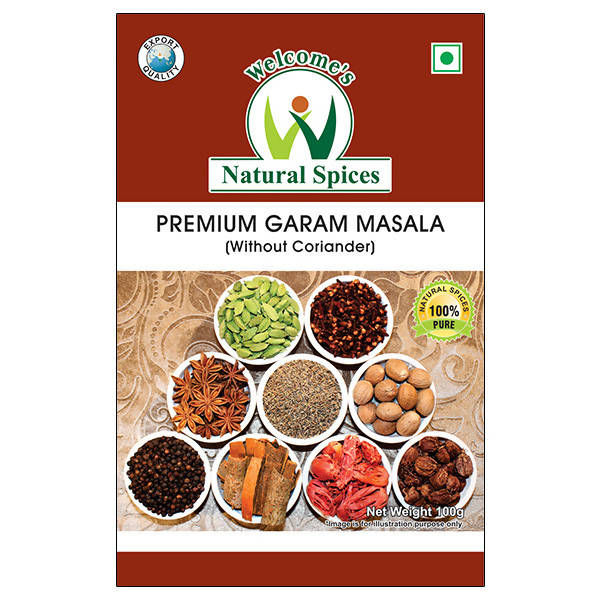 Image 1 of 100 gm / Pack of 1 for the product Welcome’s Natural Spices Premium Garam Masala Powder