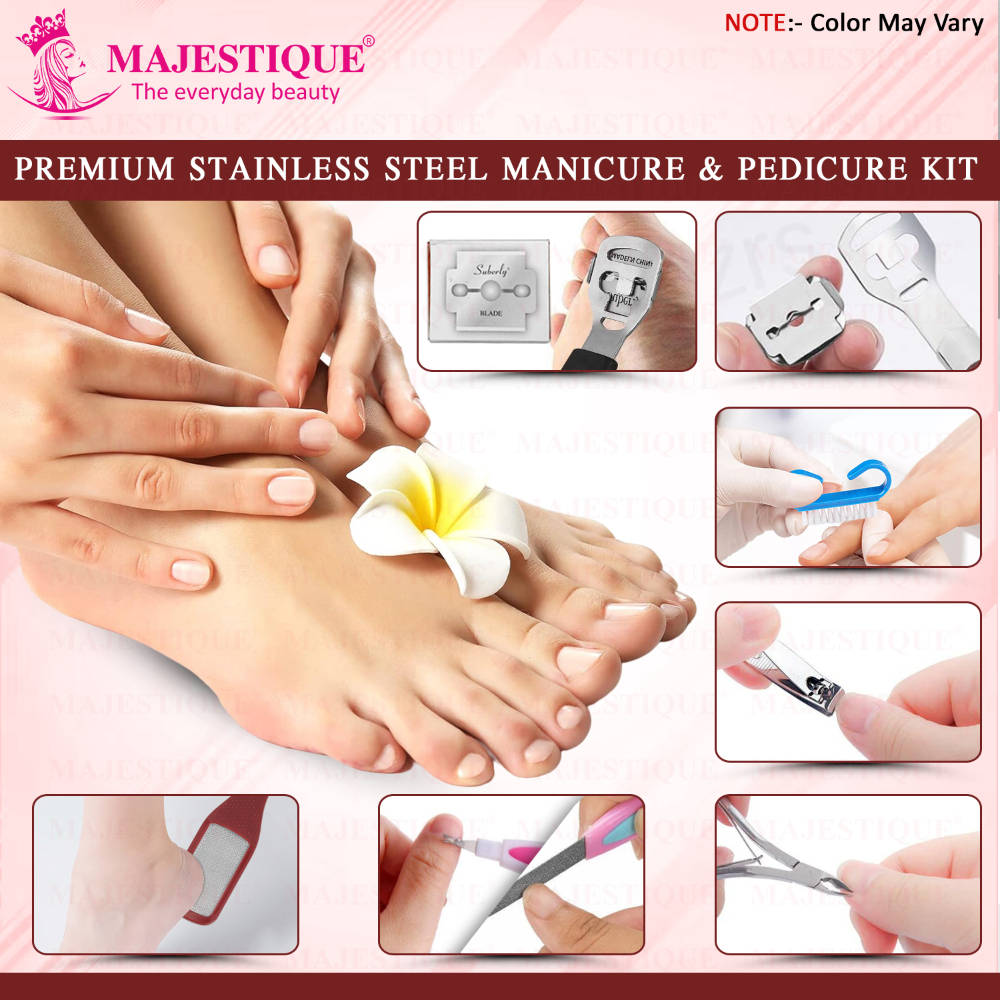 Image 5 of Majestique Professional Manicure And Pedicure Tools Kit - Color May Vary
