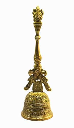 Image 1 of Default Title for the product Esplanade Brass Bells For Mandir - 8" Ghanti
