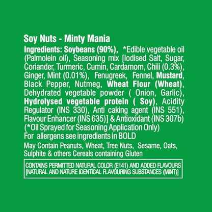 Image 3 of Roasty Tasty Roasted Soy Nuts Snacks Pack of 2 (150g each)