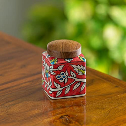 Image 1 of Default Title for the product ExclusiveLane Studio Pottery Airtight Ceramic Jars for Kitchen Storage 240 ml