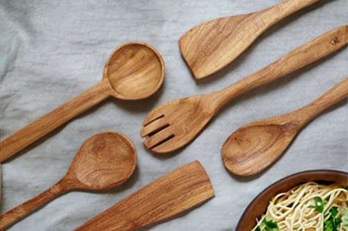 Image 3 of Vesta Homes Neem Wood Spoon Set of 6
