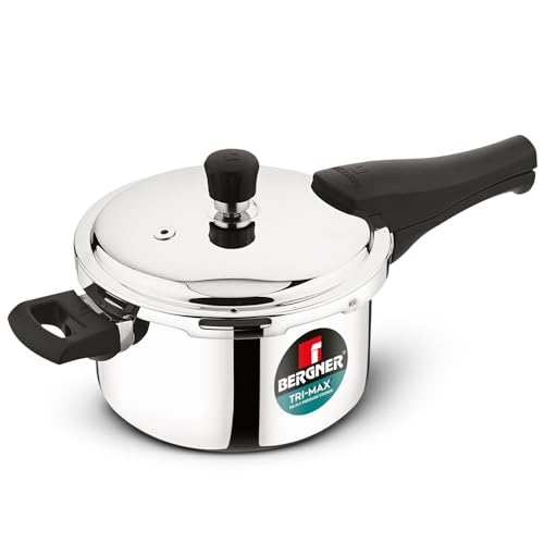 Image 1 of 6 Litres for the product BERGNER Tri-Max Triply Pressure Cooker