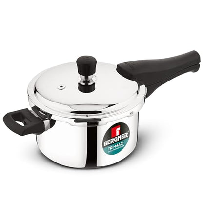 Image 1 of 6 Litres for the product BERGNER Tri-Max Triply Pressure Cooker