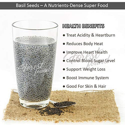 Image 6 of Forest Found Basil Seeds Sabja 900g