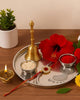 Image 1 of Default Title for the product ALCU Pooja Thali for Diwali & Navratri (Silver)
