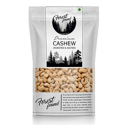 Image 3 of Salted,Roasted / 900 g (Pack of 1) for the product Forest Found Crunchy Cashew Nuts