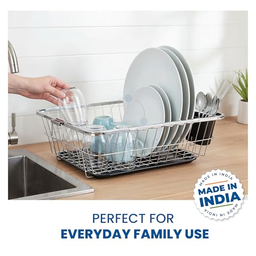 Image 7 of HomeWiz Large Dish Drying Rack 56×43×23 cm
