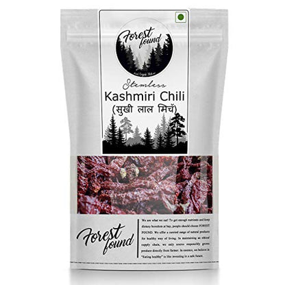 Image 4 of WHOLE KASHMIRI CHILLI 900 Gram for the product Forest Found Whole Kashmiri Red Chilli