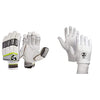 Image 1 of Default Title for the product SG Litevate RH Batting Gloves, Adult Club Inner Gloves, Adult Combo