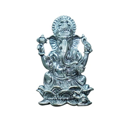Image 1 of Default Title for the product Dista Silvers Antique Lotus Ganesh 140g