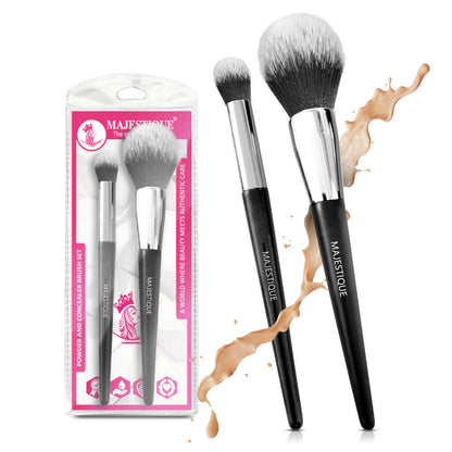 Image 1 of 1 pc for the product Majestique Powder And Concealer Brush Set