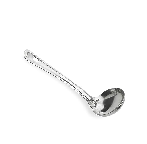 Image 1 of Default Title for the product Crystal Stainless Steel Deep Ladle, Silver