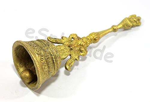 Image 3 of Esplanade Brass Bells For Mandir - 8" Ghanti