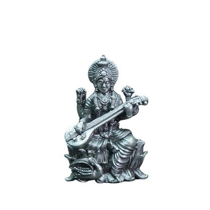 Image 1 of Default Title for the product Dista Silvers Antique Sarawathi Idol 59.40G