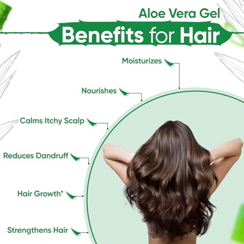 Image 4 of Kazima Aloe Vera Gel Raw - 100% Pure Natural Gel - Ideal for Skin Treatment, Face, Acne Scars, Hair Treatment, Moisturizer & Dark Circles (250 Gram)