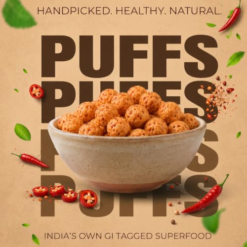 Image 4 of ROOTIVAFIT Quinoa Puffs Peri Peri Flavour 80 g Pack of 2