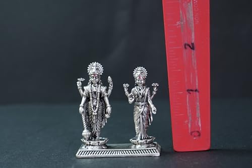 Image 4 of Dista Silvers Antique Laxmi Neryan Standing 63.60G