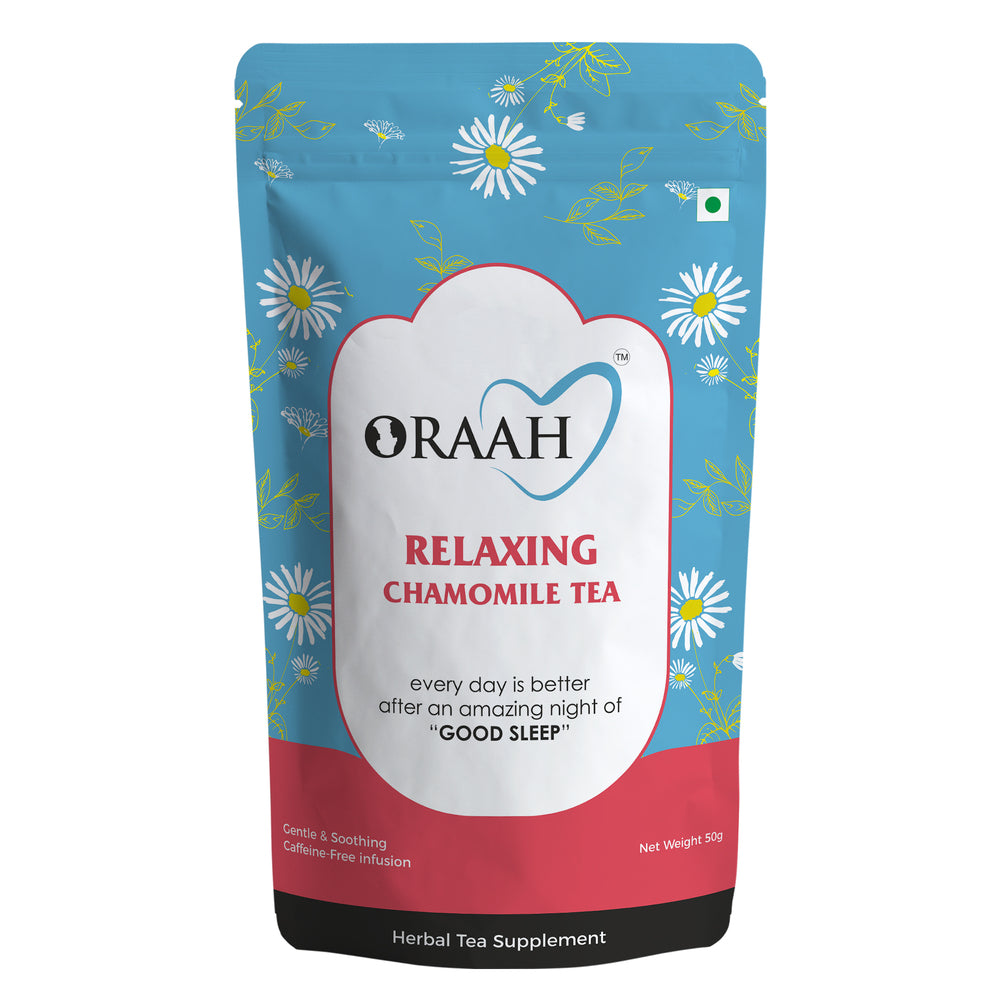Image 1 of Pack of 1 / 50 gm for the product Oraah Relaxing Chamomile Tea