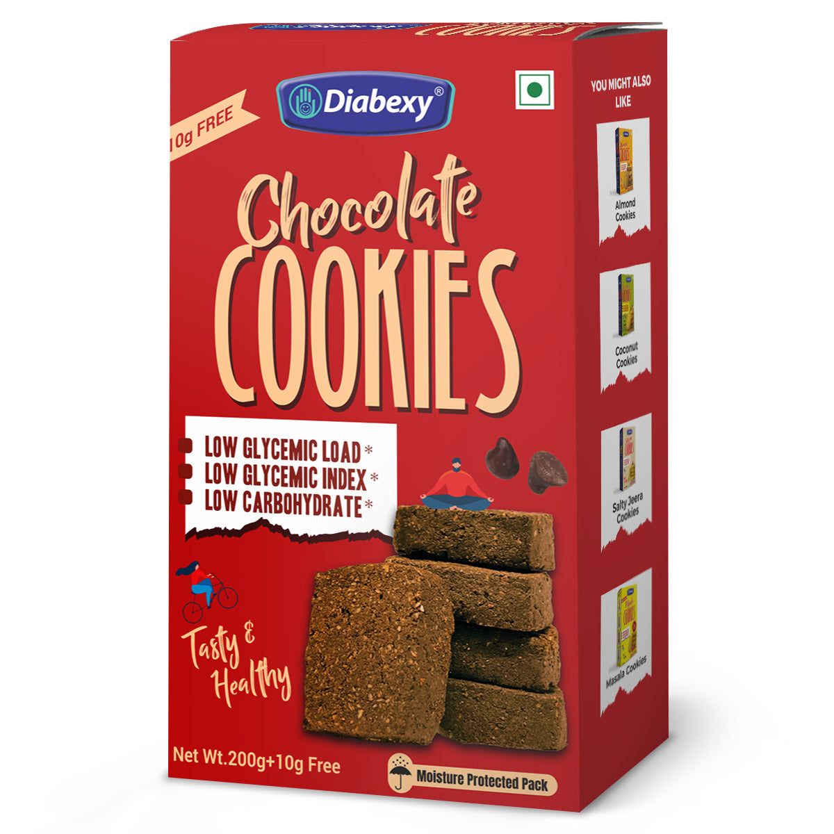 Image 1 of Diabexy Chocolate Cookies