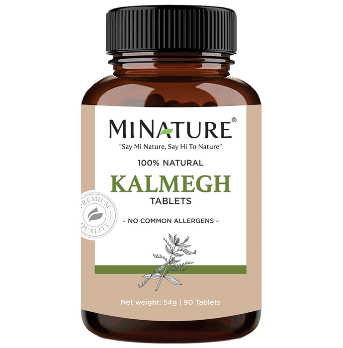 Image 1 of 90 tabs for the product Minature Kalmegh Tablets