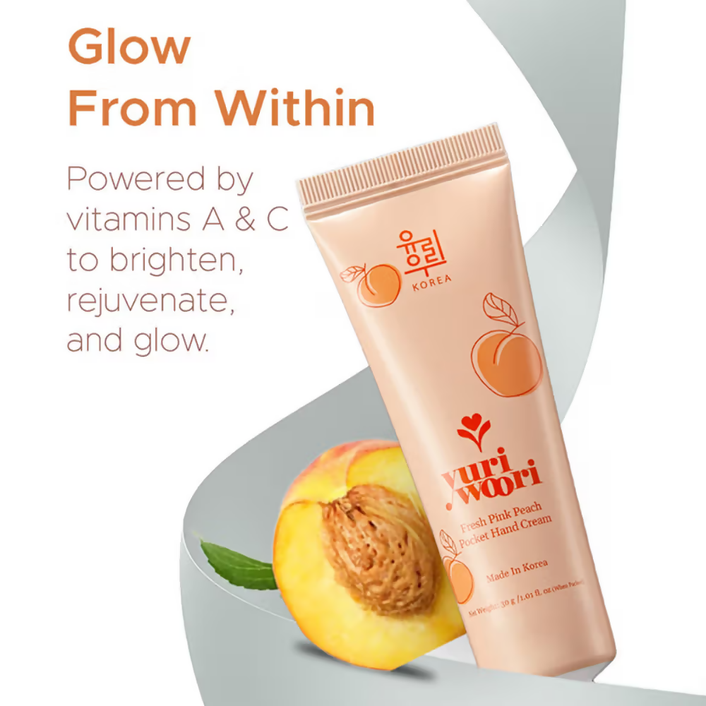 Image 2 of Yuri Woori Fresh Pink Peach Pocket Hand Cream