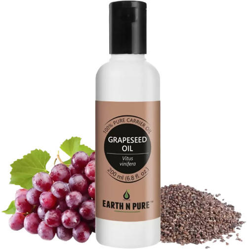 Image 1 of 200 ml / Pack of 1 for the product Earth N Pure Grapeseed Oil
