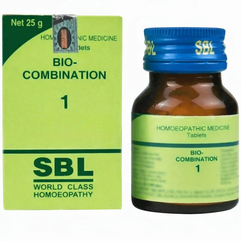Image 1 of 25 gm for the product SBL Homeopathy Bio - Combination 1 Tablets