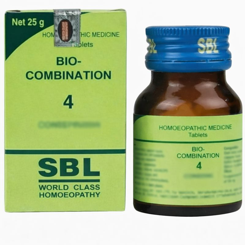 Image 1 of 25 gm for the product SBL Homeopathy Bio - Combination 4 Tablet