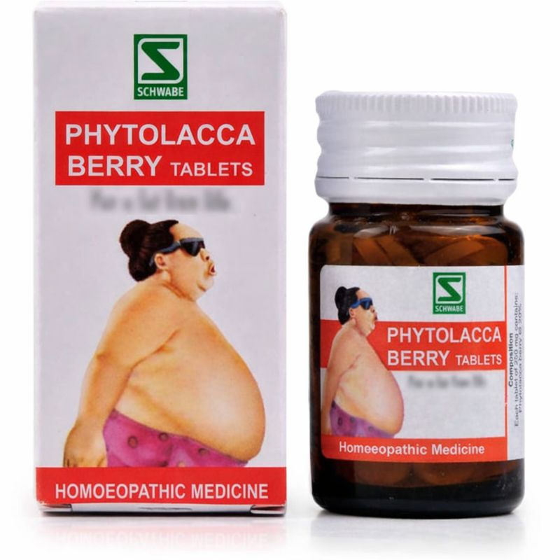 Image 1 of Set of 4 / 20 gm for the product Homeobuy Remedies Schwabe Phytolacca Berry Tablet - Set of 4