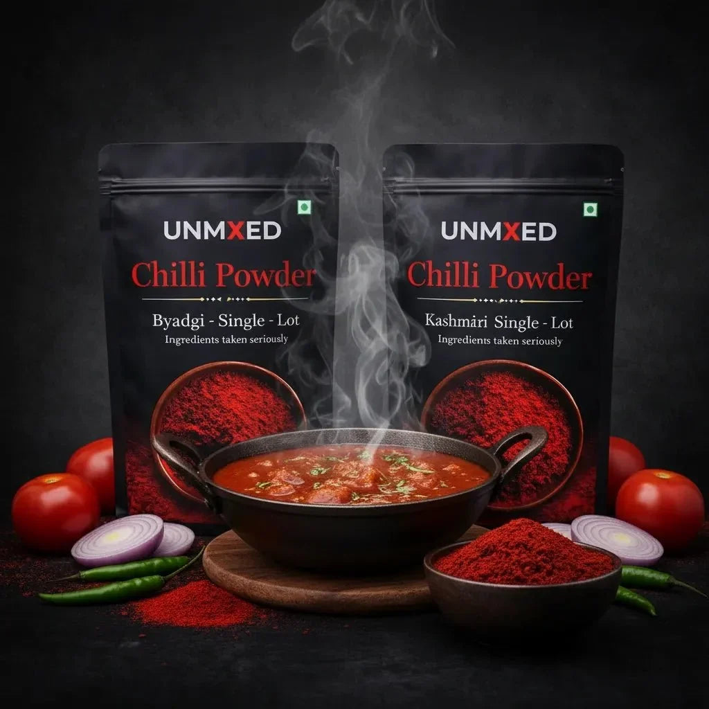 Image 3 of UNMIXED Chilli Powder Value Pack – Byadgi & Kashmiri | Family Combo