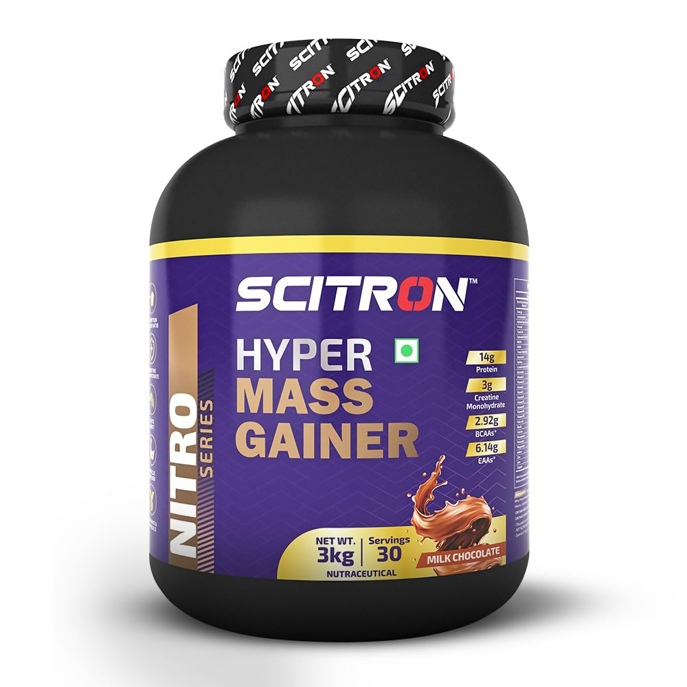 Image 1 of Scitron Nitro Series Hyper Mass Gainer Milk Chocolate