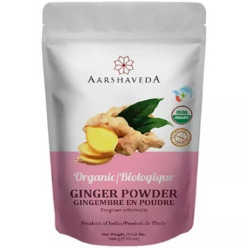 Image 1 of 200 gm / Pack of 1 for the product Aarshaveda Organic Ginger Powder