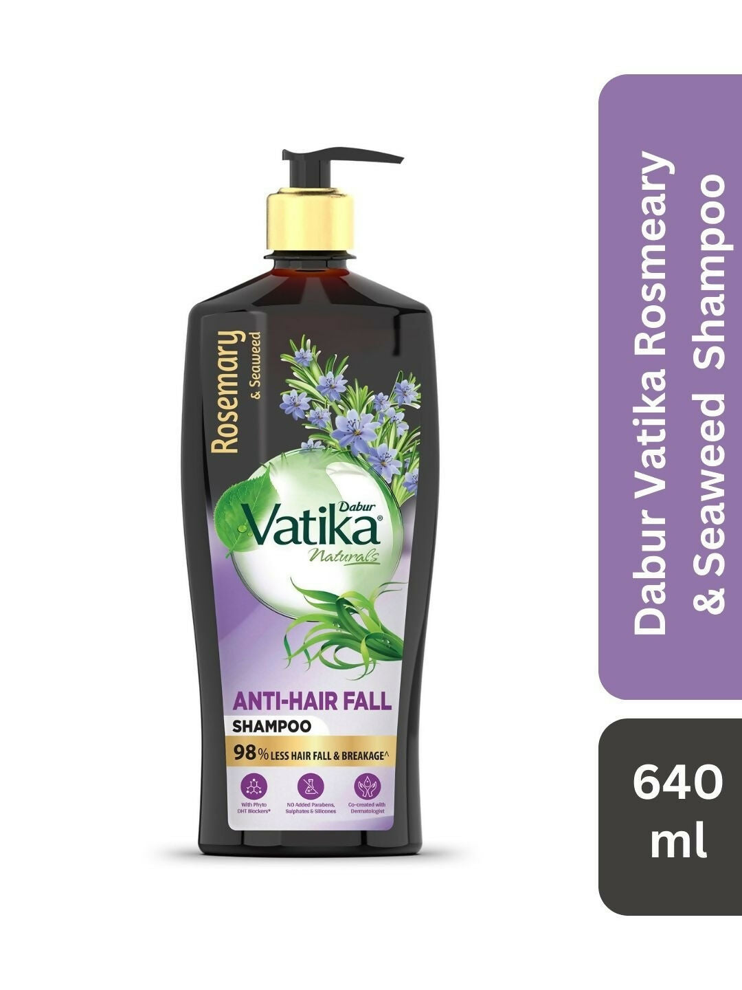 Image 2 of Dabur Vatika Naturals Rosemary & Seaweed Anti-Hair Fall Shampoo