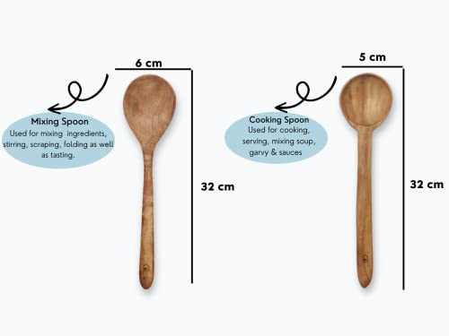 Image 6 of Vesta Homes Neem Wood Spoon Set of 6