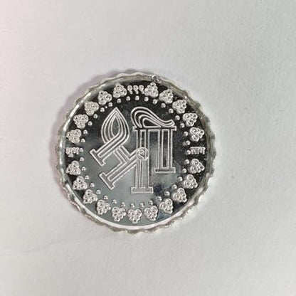 Image 2 of Dista Silvers Pure Silver Lakshmi Ganesh Coin 5g