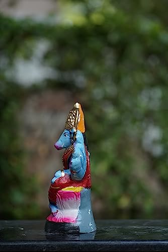 Image 5 of Breeze Handicrafts Paper Mache GOLU Doll Varahi Amman Statue for bommala koluvu navaratri Gift dasara Doll 10 inches