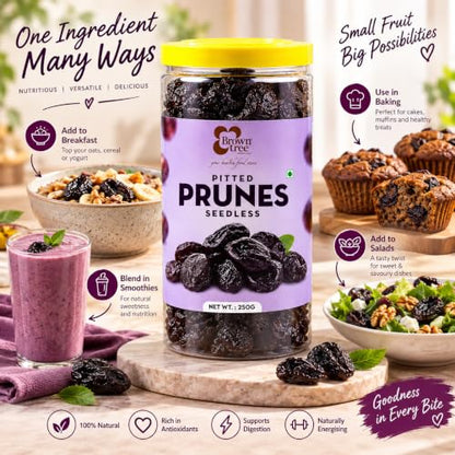Image 2 of Brown Tree Pitted Prunes Seedless 250g
