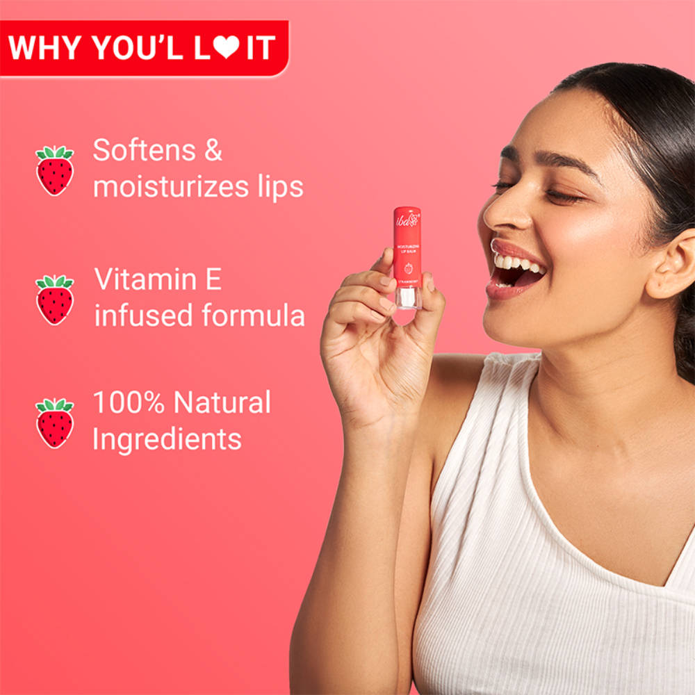 Image 2 of Iba Moisture Rich Lip Balm - Strawberry