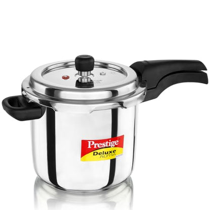 Image 8 of Prestige Stainless Steel Deluxe Alpha Svachh Outer Lid Pressure Cooker