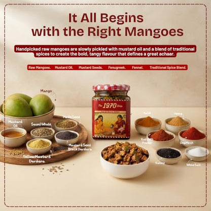 Image 4 of the 1970 shop Aam Ka Khatta Achaar Raw Mango Pickle