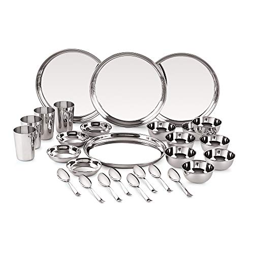 Image 1 of 28 for the product neelam Stainless Steel Dinner Set