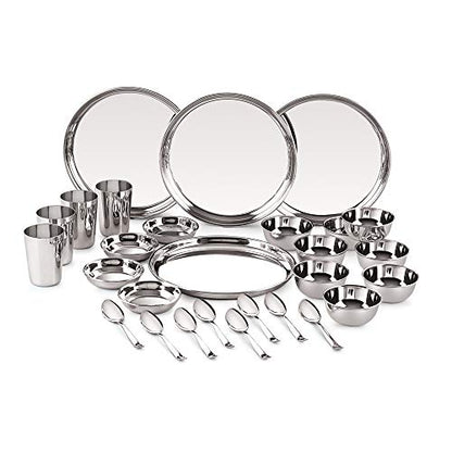 Image 1 of 28 for the product neelam Stainless Steel Dinner Set