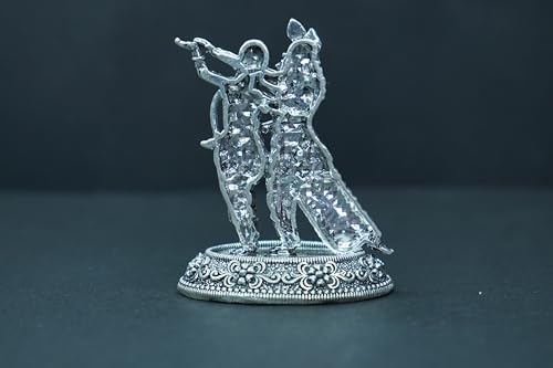Image 3 of Dista Silvers Antique Radha Krishna 72.96g