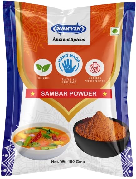 Image 1 of Default Title for the product SARVIK Sambar Powder 100g