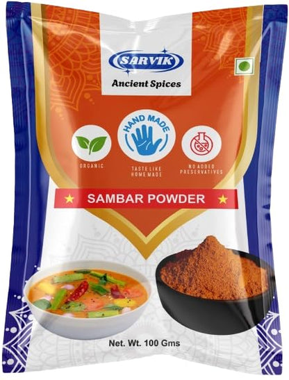 Image 1 of Default Title for the product SARVIK Sambar Powder 100g