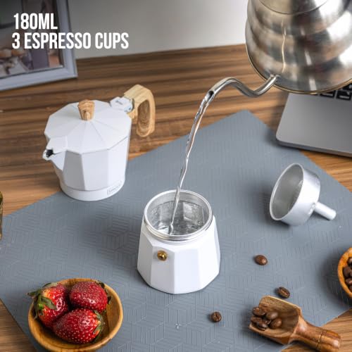 Image 6 of Sipologie Roma Moka Pot Espresso Maker, 180ml