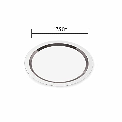 Image 3 of neelam Stainless Steel Tope Cover Set of 3, 17.5 cm, 22 Gauge