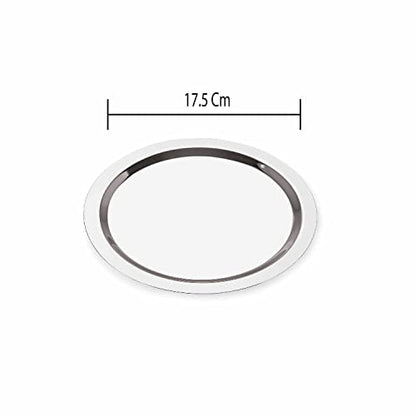Image 4 of neelam Stainless Steel Tope Cover Set, 17.5 cm, Set of 4